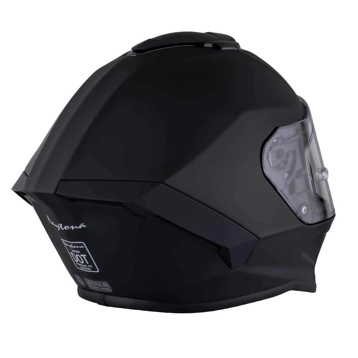 best value full face motorcycle helmet Daytona Viper Dull Flat Black DOT Full Face Motorcycle Helmet No Fog F – Ryde-Motorcycle