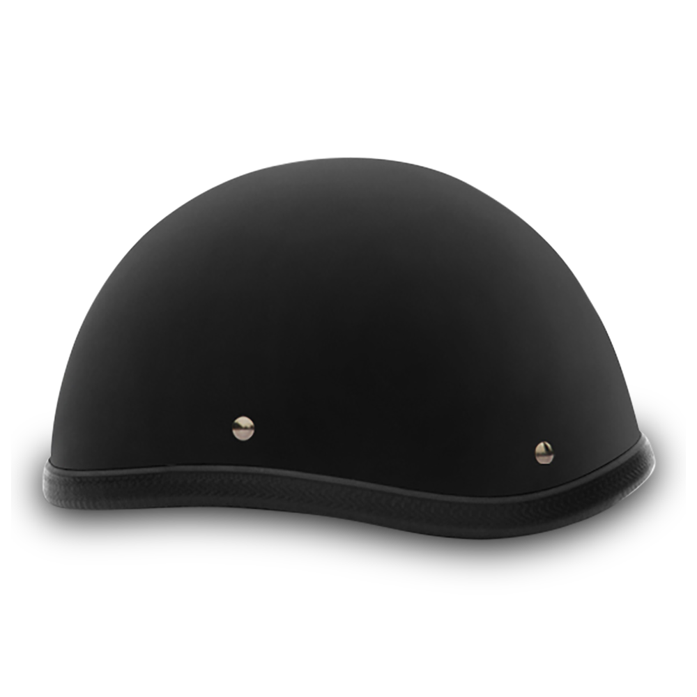 Daytona NOVELTY Non-Certified Helmet - Unisex - Flat/Dull Black Smokey - 1006BNS