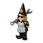 Harley-Davidson Female Mechanic Grandma Garden Gnome