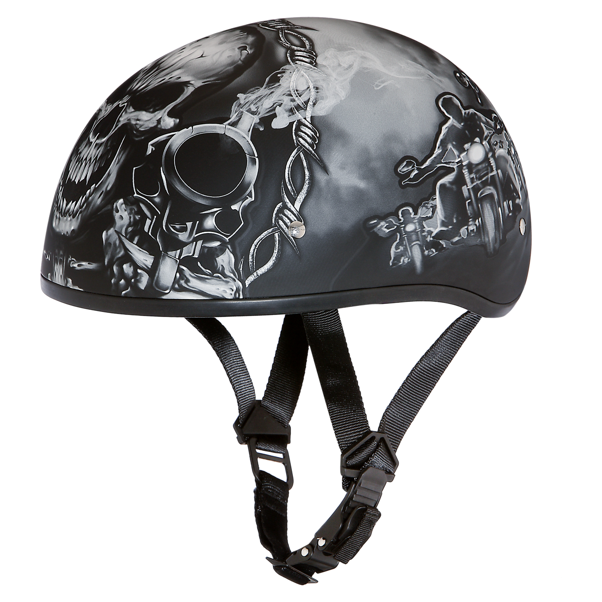 Daytona DOT Half Helmet - Unisex - Guns