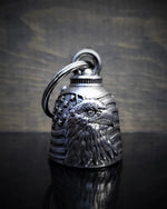 Bravo BB-23 USA Flag Eagle Motorcycle Bell Comes With Legend of Bell and Velvet Gift Pouch