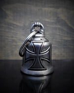 Bravo BB-25 Maltese Cross Bell Motorcycle Bell Comes With Legend of Bell  and Velvet Gift Pouch