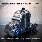 Bravo BB-87 Semi-Truck Motorcycle Bell Includes Legend and Velvet Gift Pouch