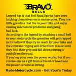 Bravo BB-104 FTW Motorcycle Bell Comes With Legend of Bell and Velvet Gift Pouch