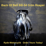 Bravo BB-54 Grim Reaper Motorcycle Bell Comes With Legend of Bell  and Velvet Gift Pouch