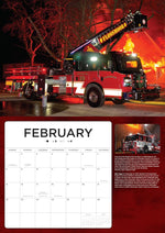 2026 Fire Trucks in Action Large 17 x 12" Wall Calendar