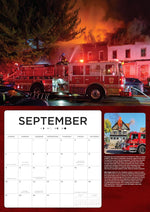 2026 Fire Trucks in Action Large 17 x 12" Wall Calendar