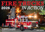 2026 Fire Trucks in Action Large 17 x 12" Wall Calendar