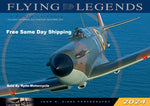 2024 Flying Legends Deluxe Wall Calendar 17" x 12"