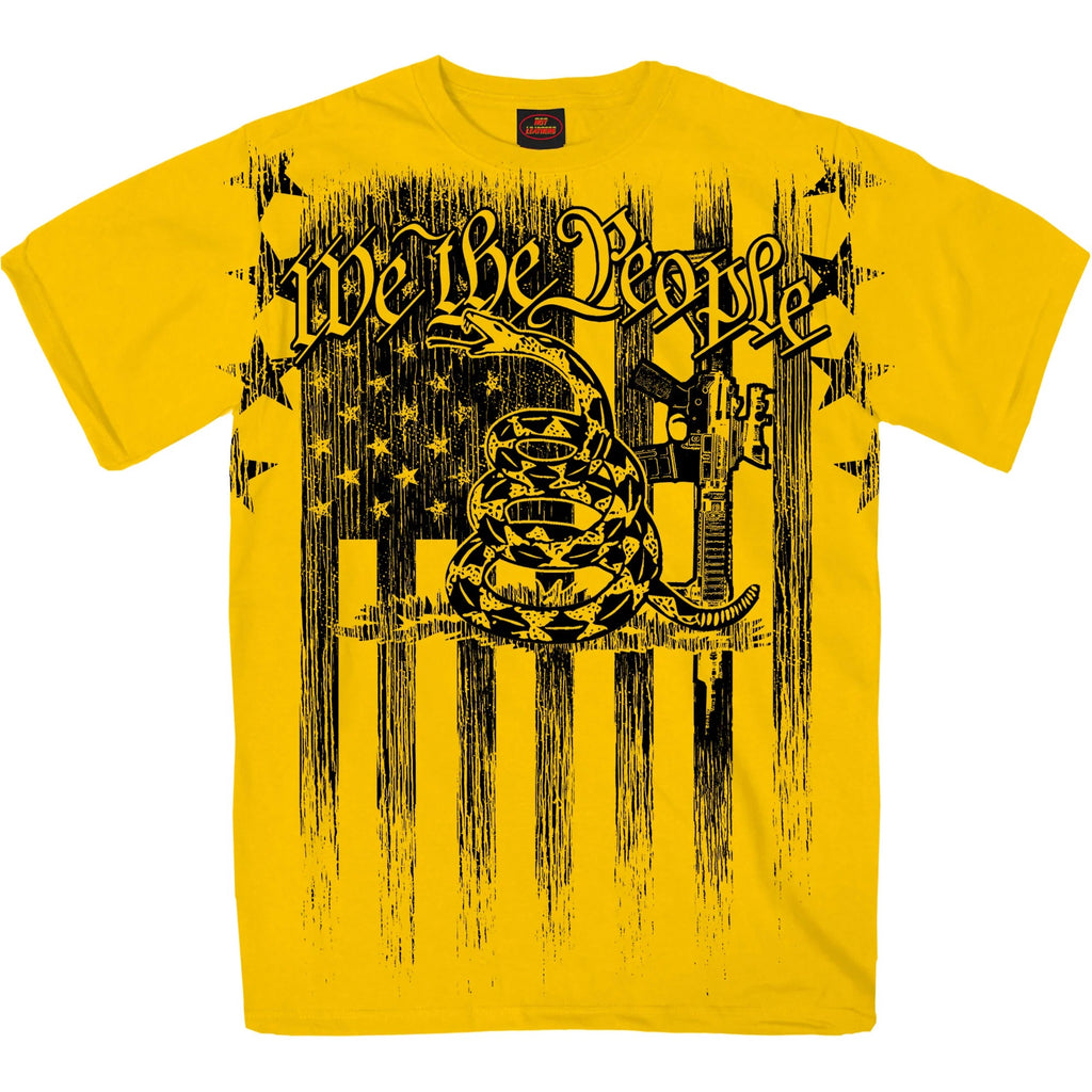 "We The People Are Pissed Off" Yellow T-Shirt