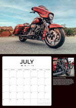 2024 Deluxe Harley Davidson 17" x 12" Wall Calendar