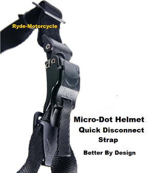 Micro DOT "Blister" Carbon Fiber Graphic Super Small Profile 1/2 Helmet "No Mushroom" Look!