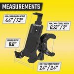 Mob Armor 2026 Updated Claw Motorcycle Handlebar Mount Smartphone Holder