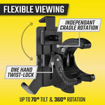 Mob Armor 2026 Updated Claw Motorcycle Handlebar Mount Smartphone Holder