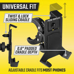 Mob Armor 2026 Updated Claw Motorcycle Handlebar Mount Smartphone Holder