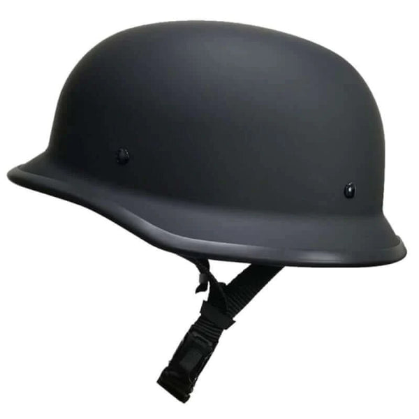 best motorcycle helmet that doesn't give mushroom head Daytona Cruiser Lightning Open Face Helmet, 2XL and custom colors like gun metal grey metallic Micro DOT "Mayhem" Flat Black
