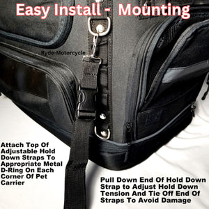 Moto-Pet Deluxe Motorcycle Pet Carrier - Compare to Kuryakyn & Save Big $$
