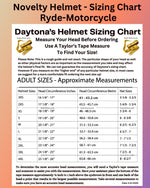 Daytona Premium NOVELTY Helmet Women's 6002BWH Barbed Wire Heart