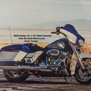 2024 Harley Wall Calendar 12 X 12
