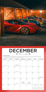 2024 Supercars Wall Calendar Large 12" x 12" Lamborghini Porsche McLaren and More