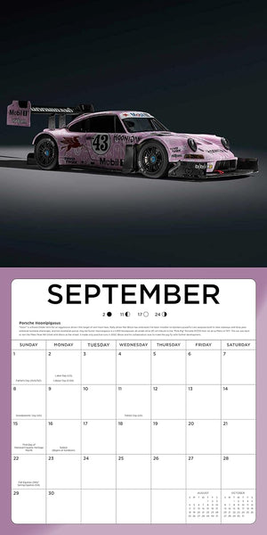 2024 Supercars Wall Calendar Large 12" x 12" Lamborghini Porsche McLaren and More