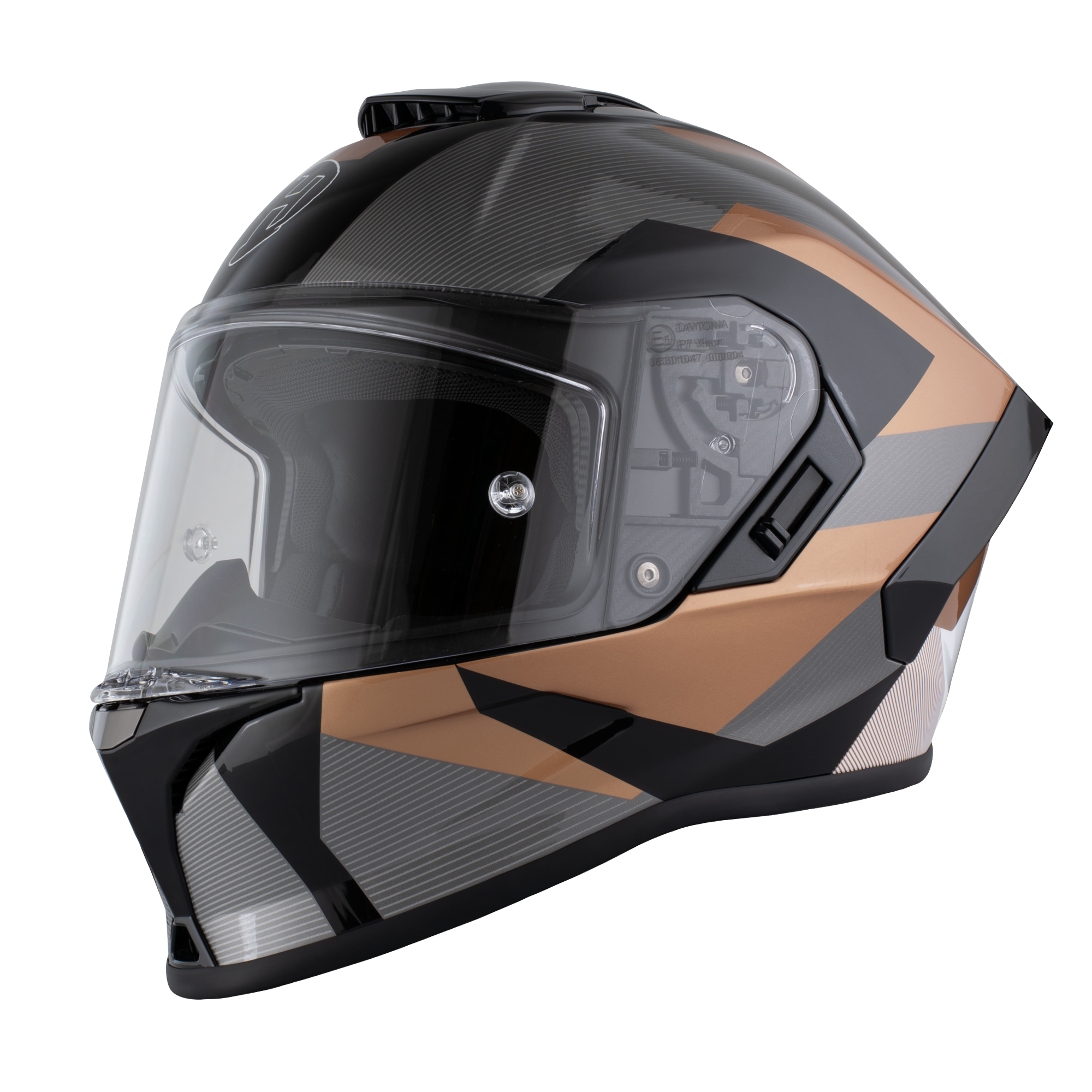 Daytona Viper w/ Copperhead DOT Full Face Motorcycle Helmet No Fog Fac – Ryde-Motorcycle