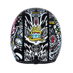 D.O.T. Daytona 3/4 Open Face Helmet - Unisex - Tribal - DC6-T