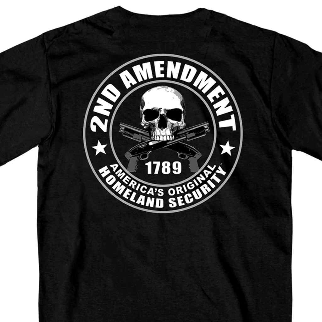 2nd Amendment Original Homeland Security Blk T-Shirt