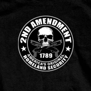 2nd Amendment Original Homeland Security Blk T-Shirt