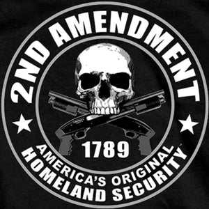 2nd Amendment Original Homeland Security Blk T-Shirt