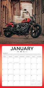 2024 Harley Wall Calendar 12 X 12