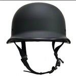 Micro DOT "Mayhem" Flat Black German Helmet - No Mushroom Look