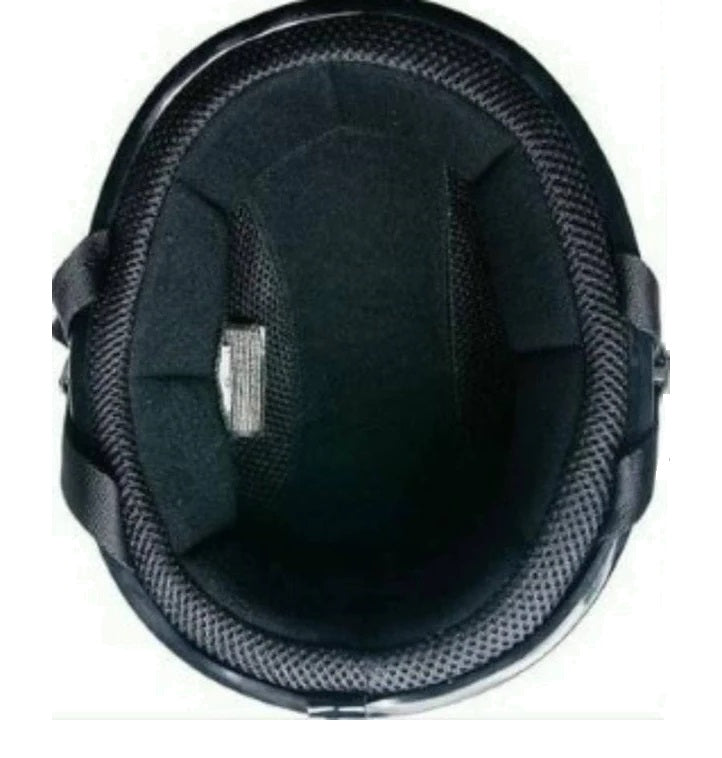 Micro DOT "Blister" Small Profile Matt Black Half Helmet No Mushroom Look