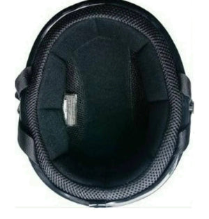 Micro DOT "Blister" Small Profile Matt Black Half Helmet No Mushroom Look
