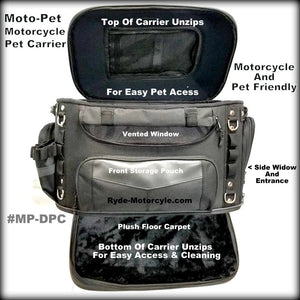 Moto-Pet Deluxe Motorcycle Pet Carrier - Compare to Kuryakyn & Save Big $$