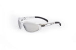01-22  Mirrored Smoke Lens Chrome Frame Sport Motorcycle Sunglasses
