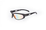 01-31  Fire Red Lens Matte Black Frame Sport Motorcycle Sunglass