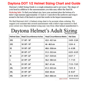 D.O.T. Daytona Half Helmet - Unisex - USA Eagle Flag - D6-USA