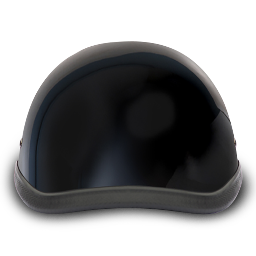Daytona NOVELTY Non-Certified Helmet - Unisex - Hi-Gloss Black Eagle - 1002A