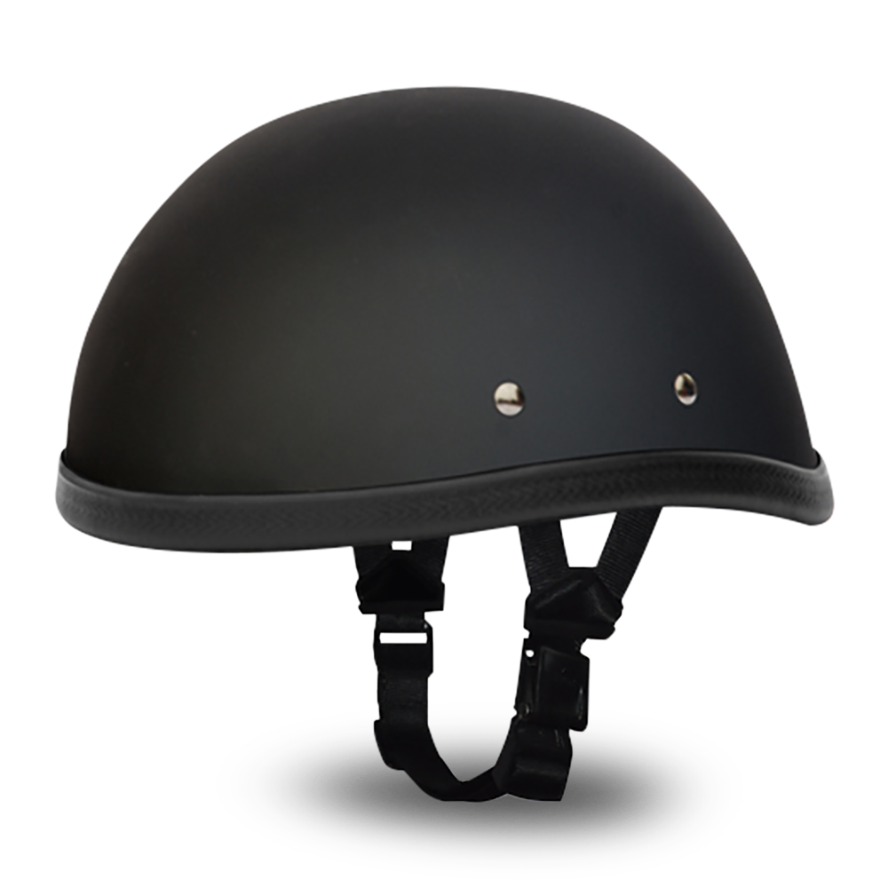 Daytona NOVELTY Non-Certified Helmet - Unisex - Flat/Dull Black Eagle - 1002B