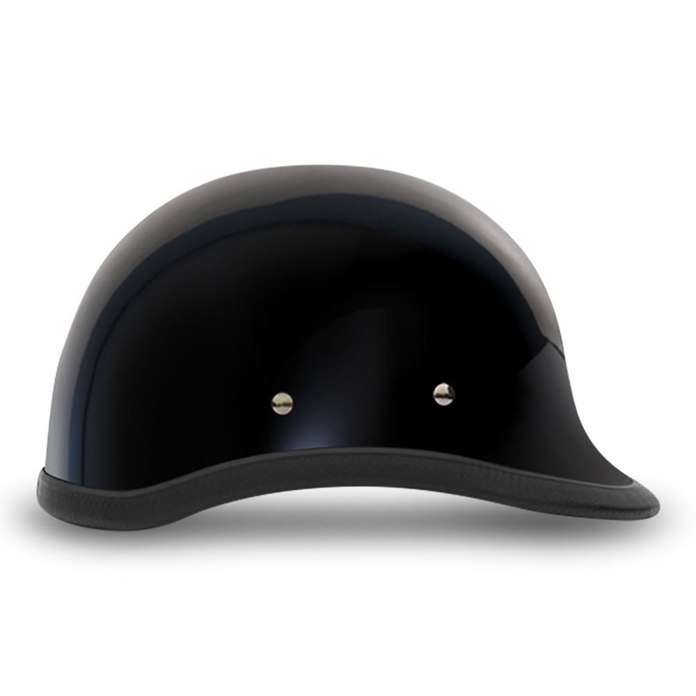Daytona NOVELTY Non-Certified Helmet - Unisex - Hi-Gloss Black Hawk - 1003A
