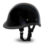 Daytona NOVELTY Non-Certified Helmet - Unisex - Hi-Gloss Black Hawk - 1003A