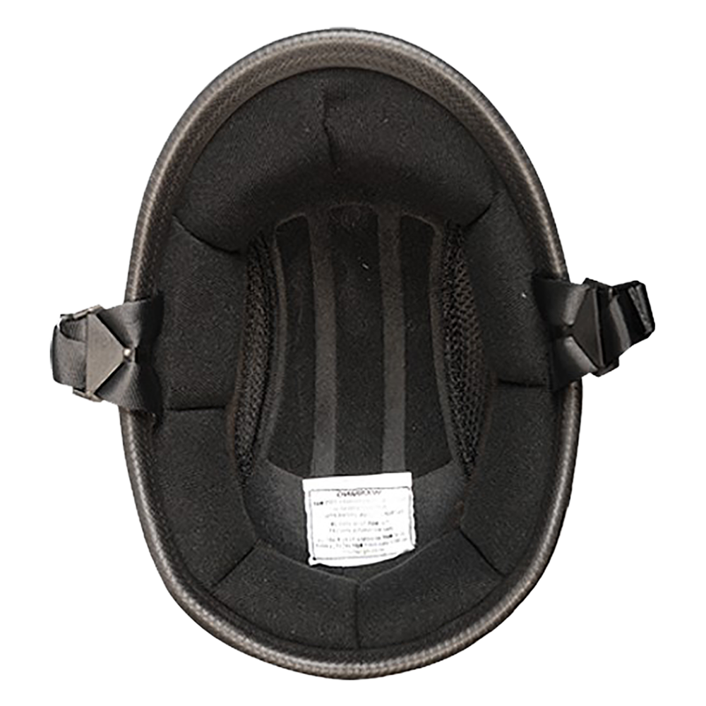 Daytona NOVELTY Non-Certified Helmet - Unisex - Hi-Gloss Black Hawk - 1003A
