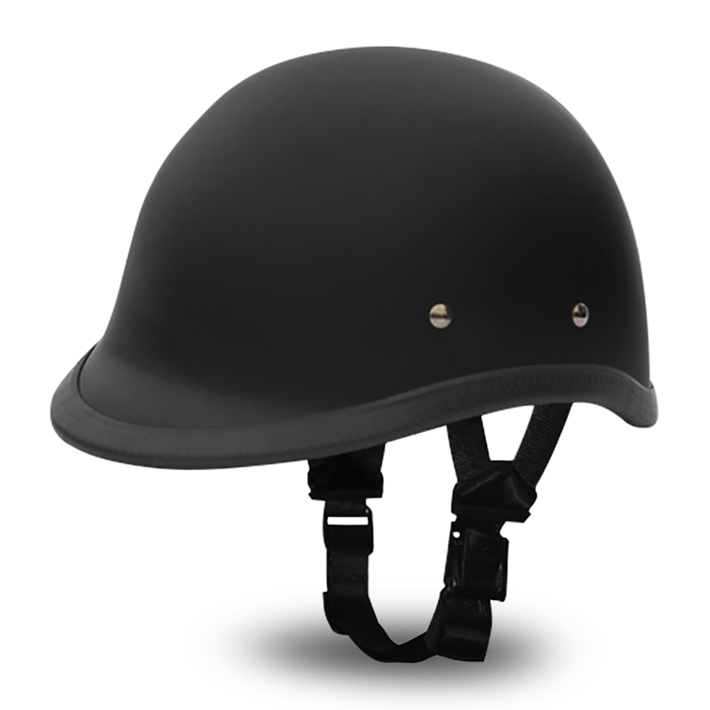 Daytona NOVELTY Non-Certified Helmet - Unisex - Flat/Dull Black Hawk - 1003B