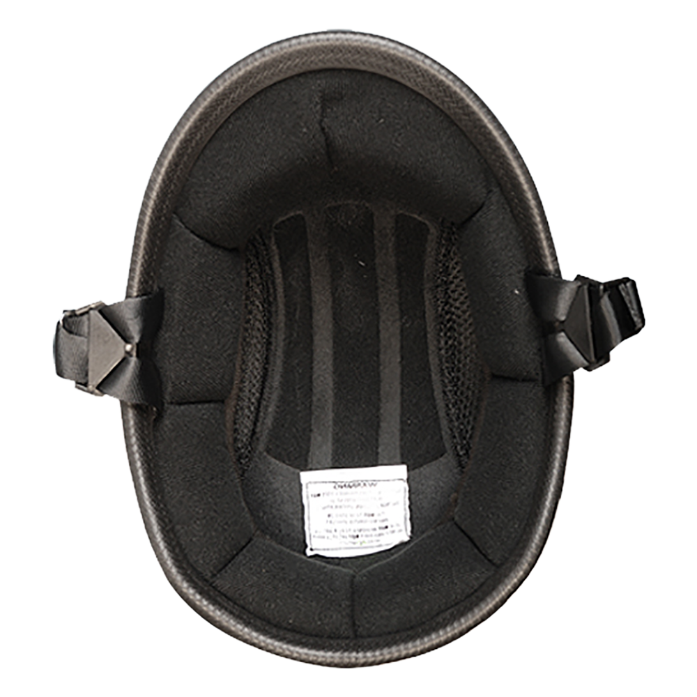 Daytona NOVELTY Non-Certified Helmet - Unisex - Flat/Dull Black Hawk - 1003B
