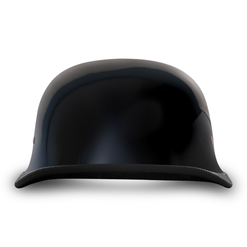 Daytona NOVELTY Non-Certified Helmet - Unisex - Hi-Gloss Black German - 1004A