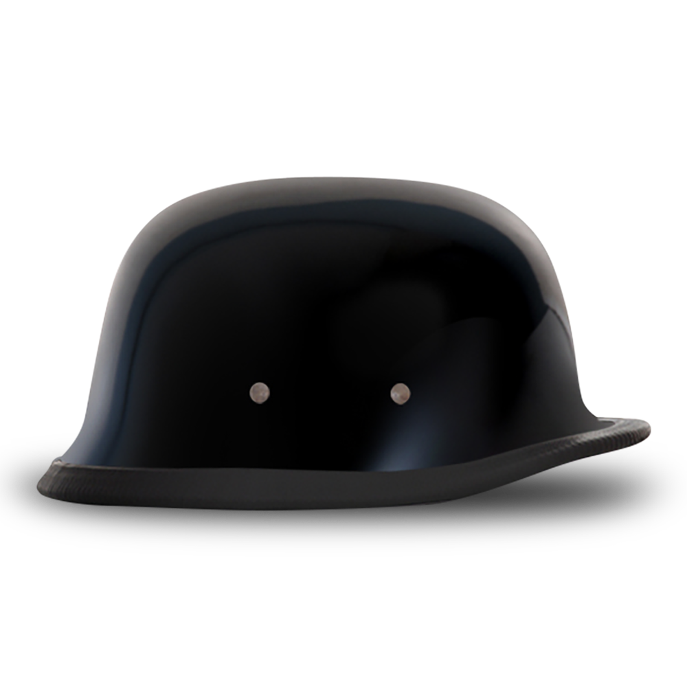 Daytona NOVELTY Non-Certified Helmet - Unisex - Hi-Gloss Black German - 1004A