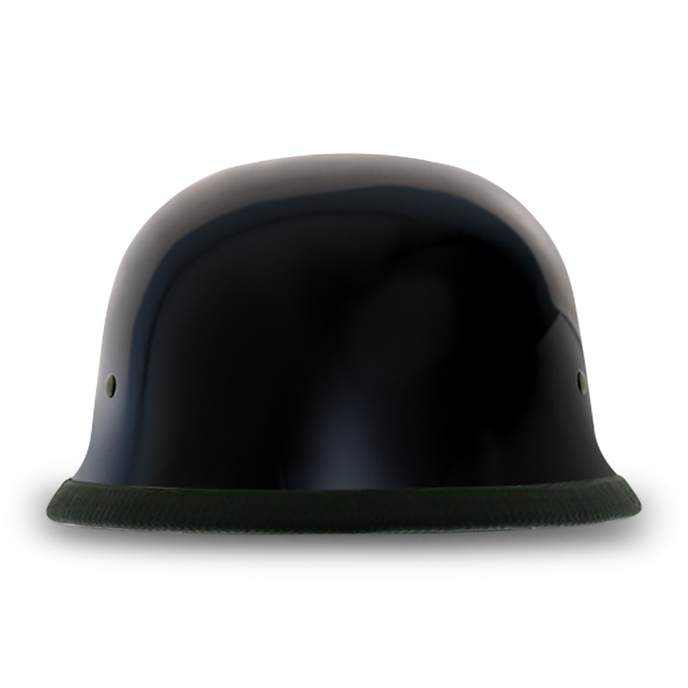 Daytona NOVELTY Non-Certified Helmet - Unisex - Hi-Gloss Black German - 1004A