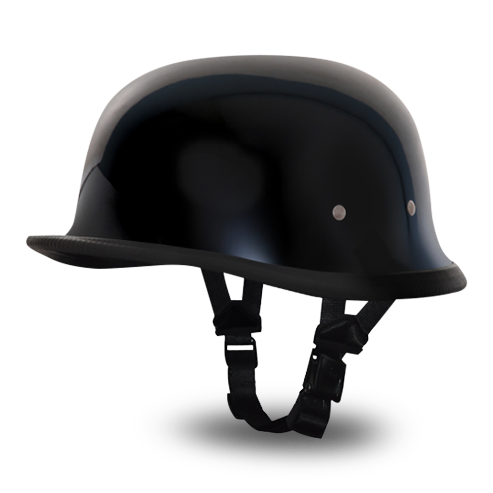 daytona german motorcycle helmet Daytona Premium NOVELTY German Helmet Hi-Gloss Black