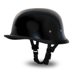 Daytona NOVELTY Non-Certified Helmet - Unisex - Hi-Gloss Black German - 1004A